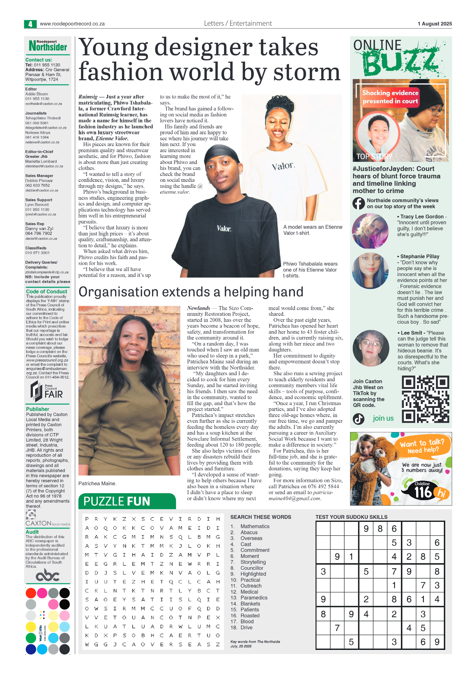 Roodepoort Northsider 1 August 2025 page 4