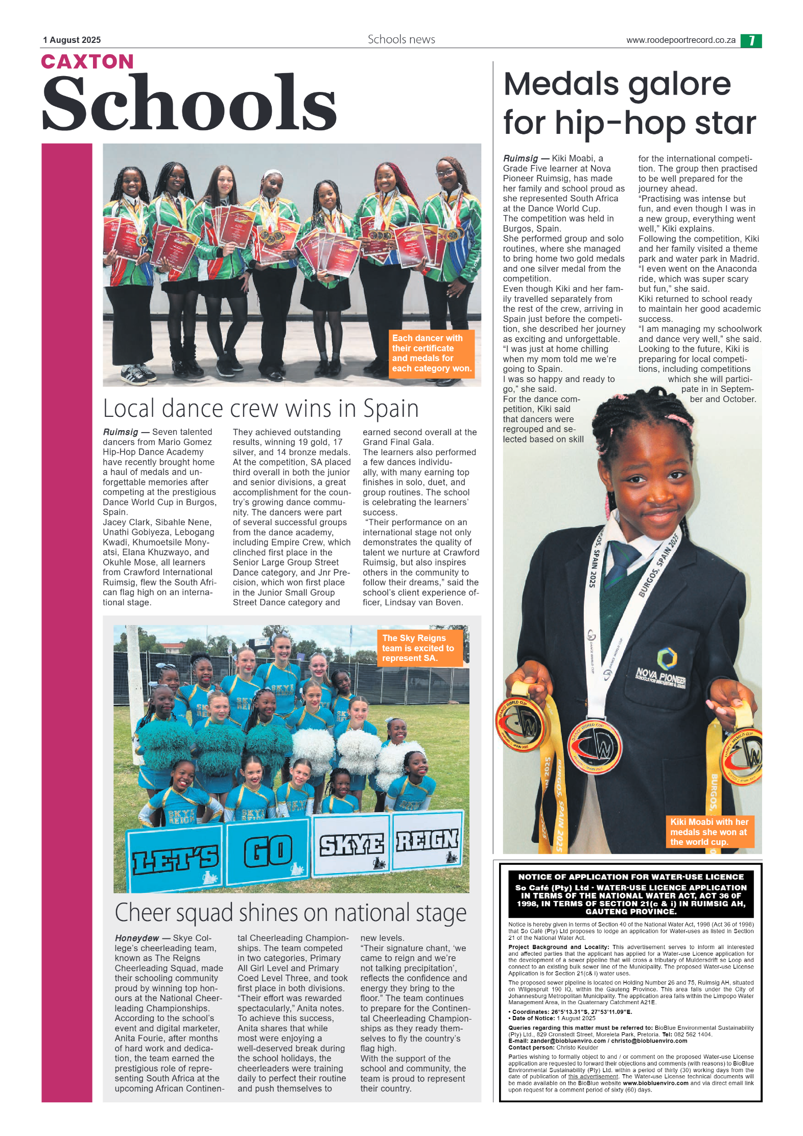 Roodepoort Northsider 1 August 2025 page 7
