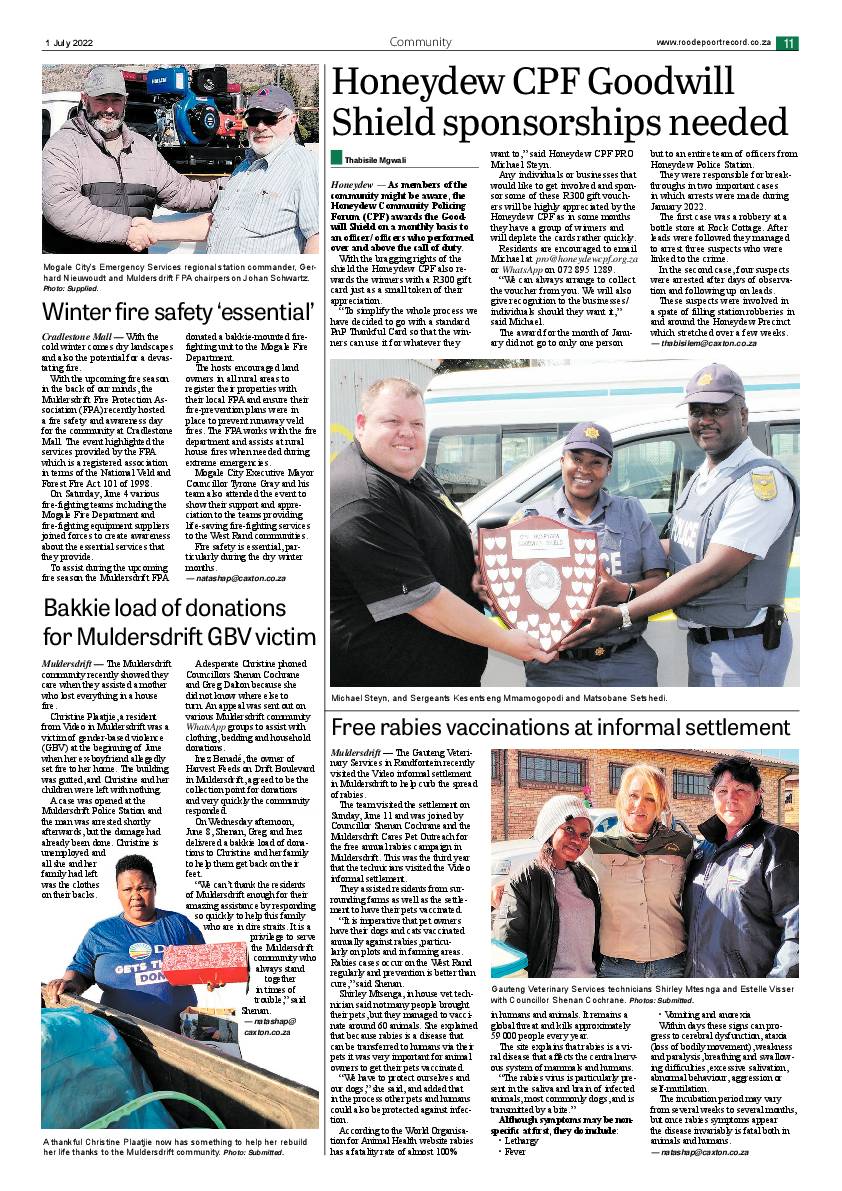 Roodepoort Northsider 1 July 2022 page 11