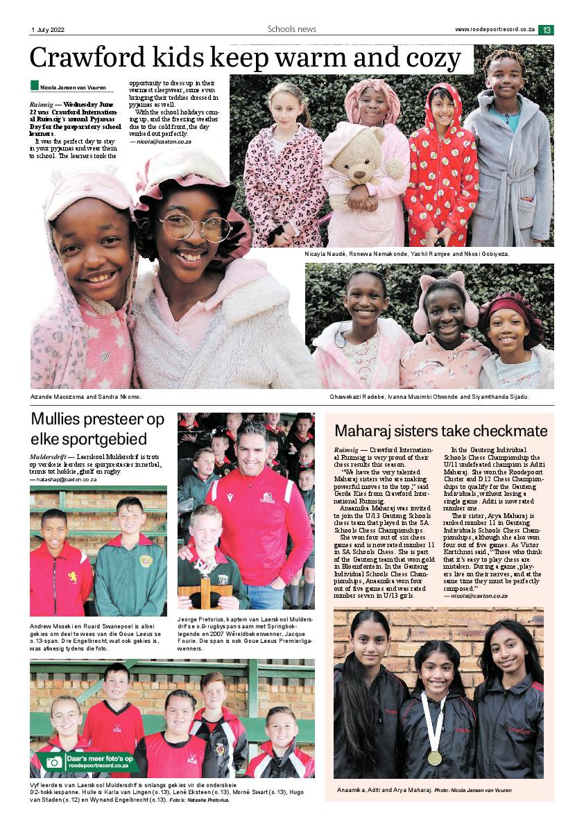 Roodepoort Northsider 1 July 2022 page 13