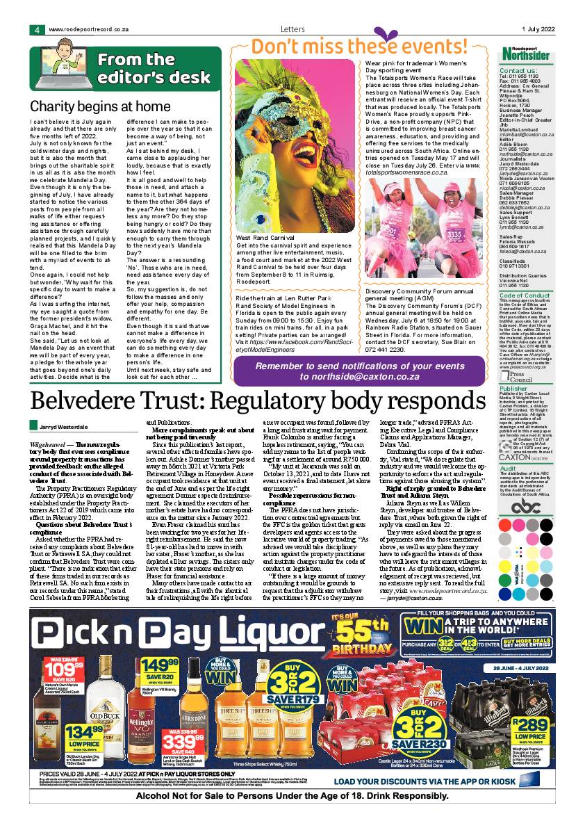 Roodepoort Northsider 1 July 2022 page 4