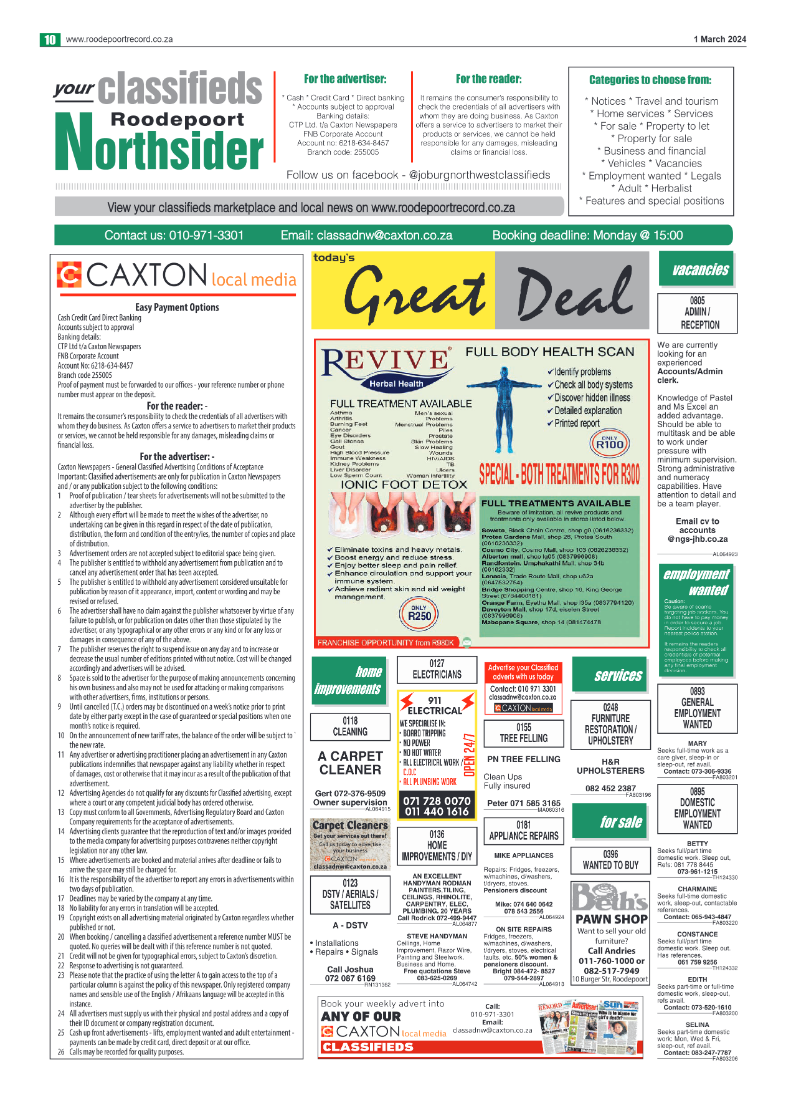 Roodepoort Northsider 1 March 2024 page 10