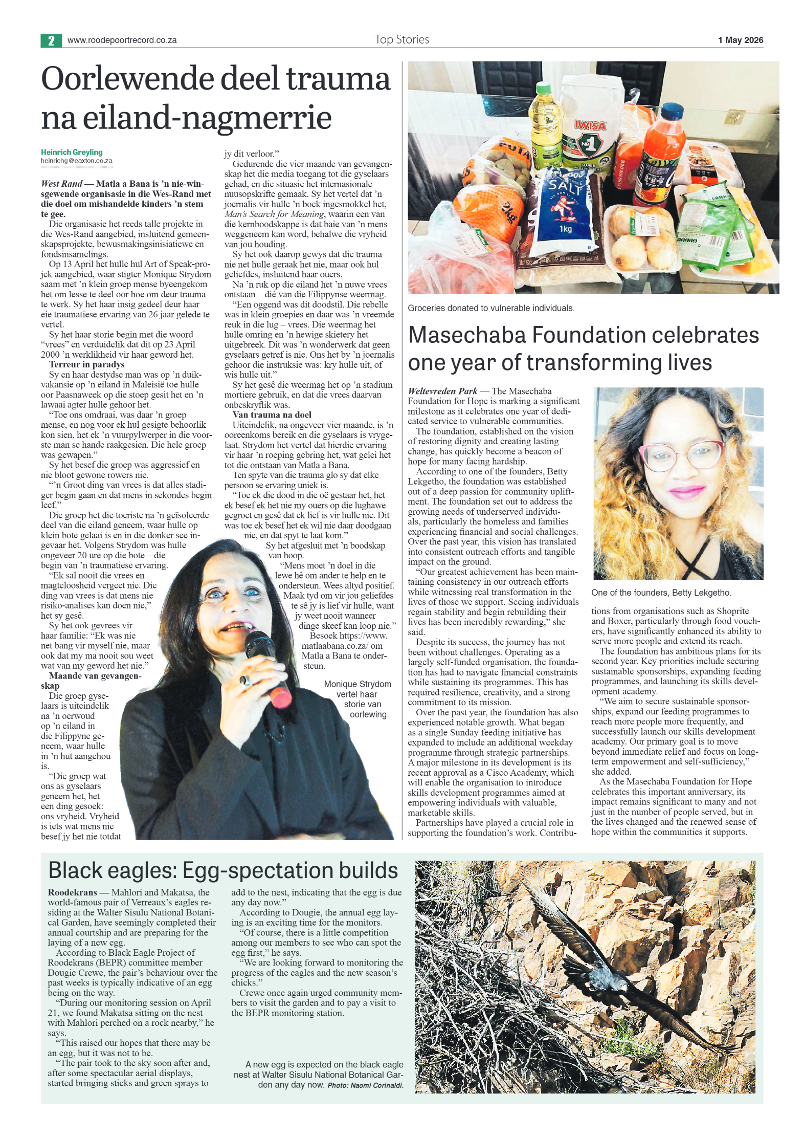 Roodepoort Northsider 1 May 2026 page 2