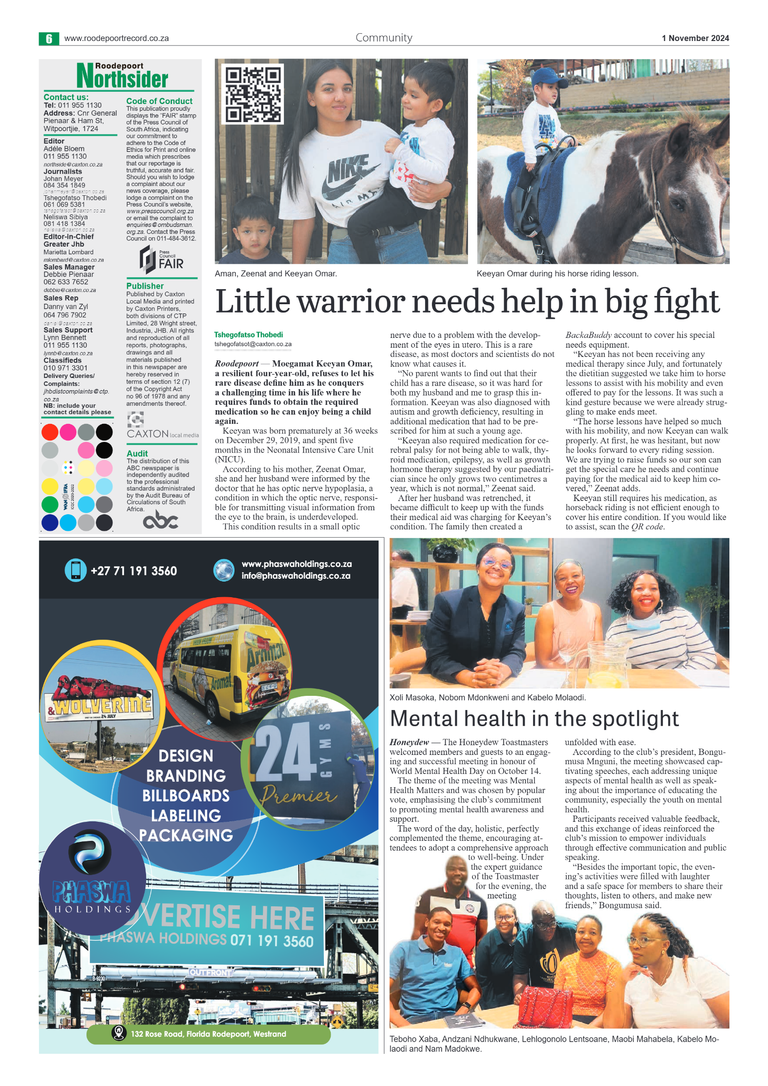 Roodepoort Northsider 1 November 2024 page 6
