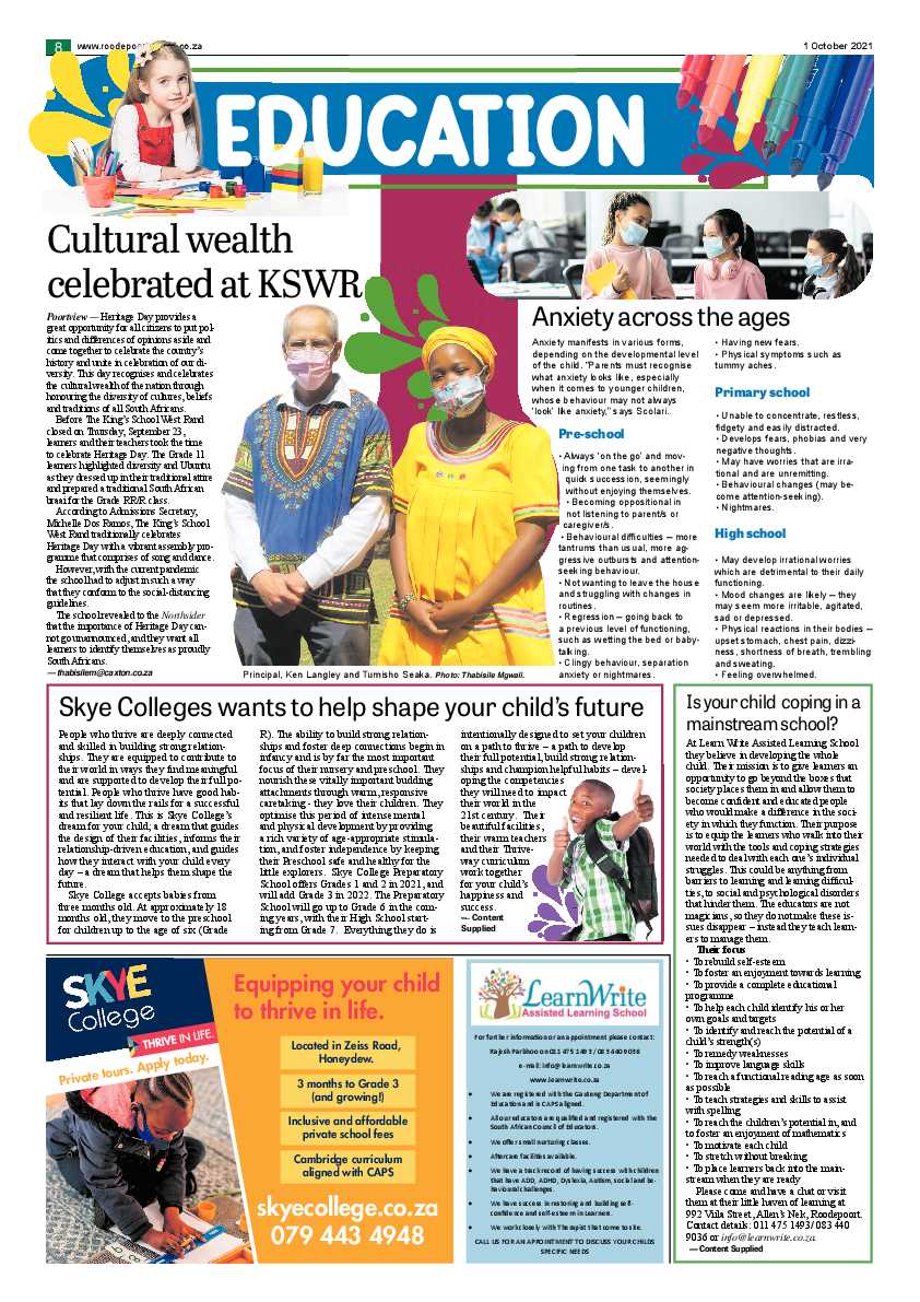 Roodepoort Northsider 1 October 2021 page 10