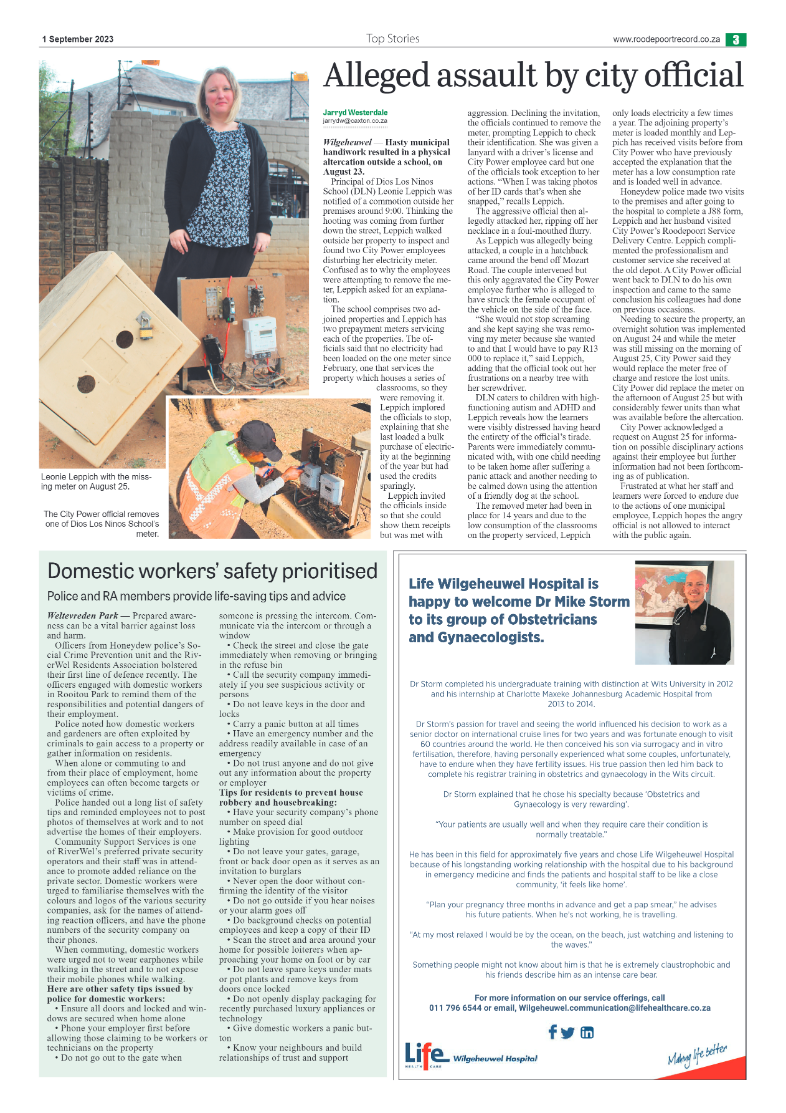 Roodepoort Northsider 1 September 2023 page 3