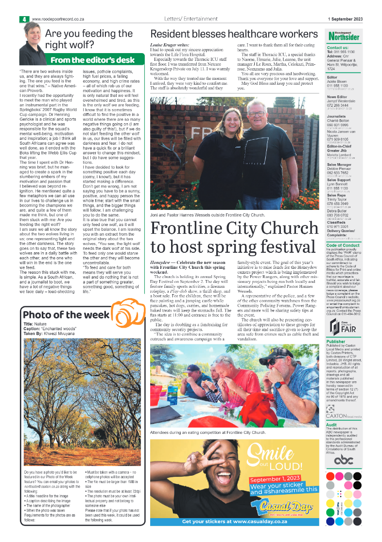 Roodepoort Northsider 1 September 2023 page 4