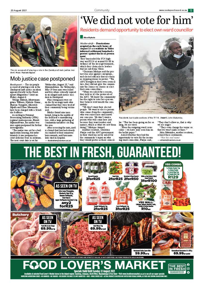 Roodepoort Northsider 20 August 2021 page 5