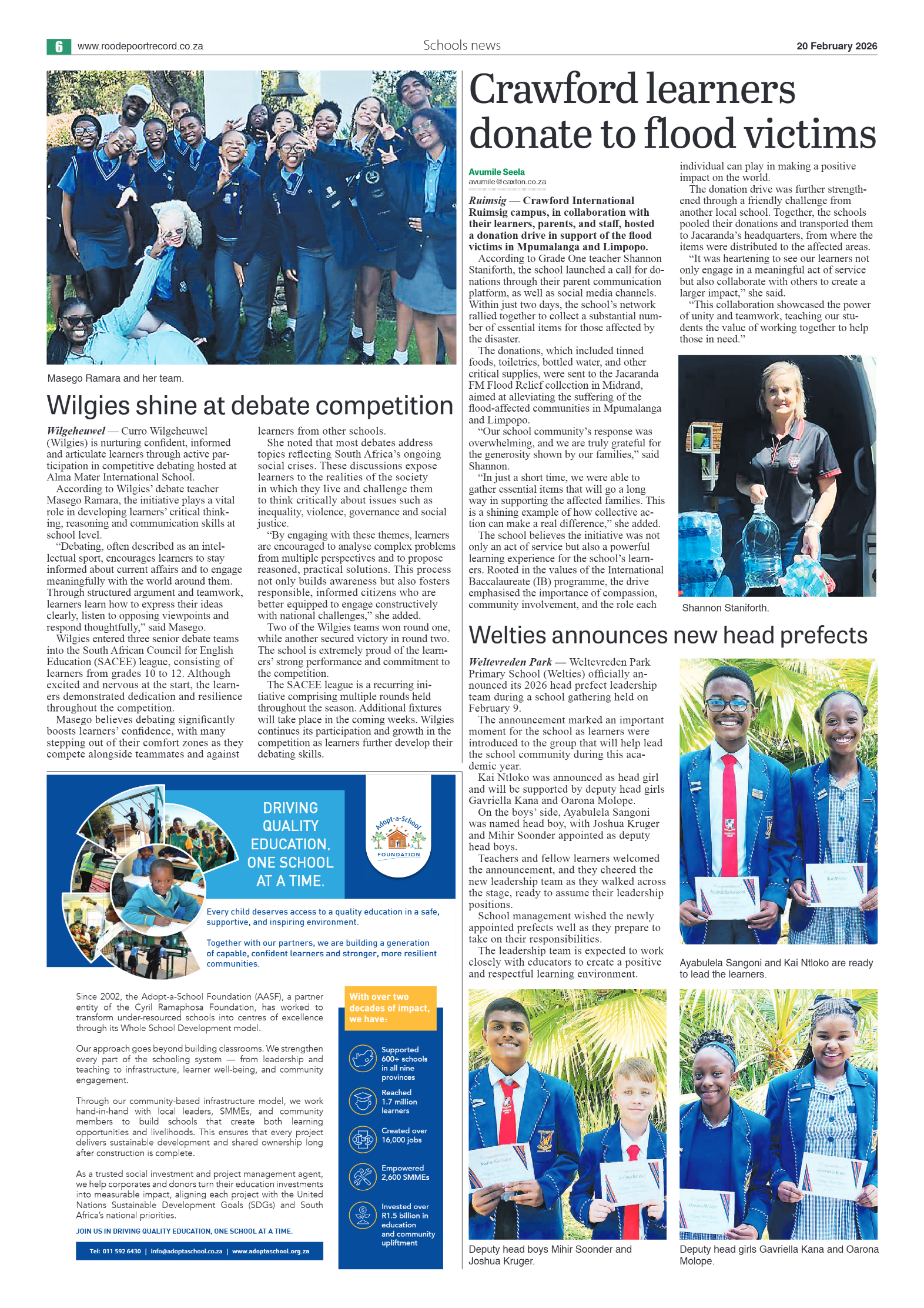 Roodepoort Northsider 20 February 2026 page 6