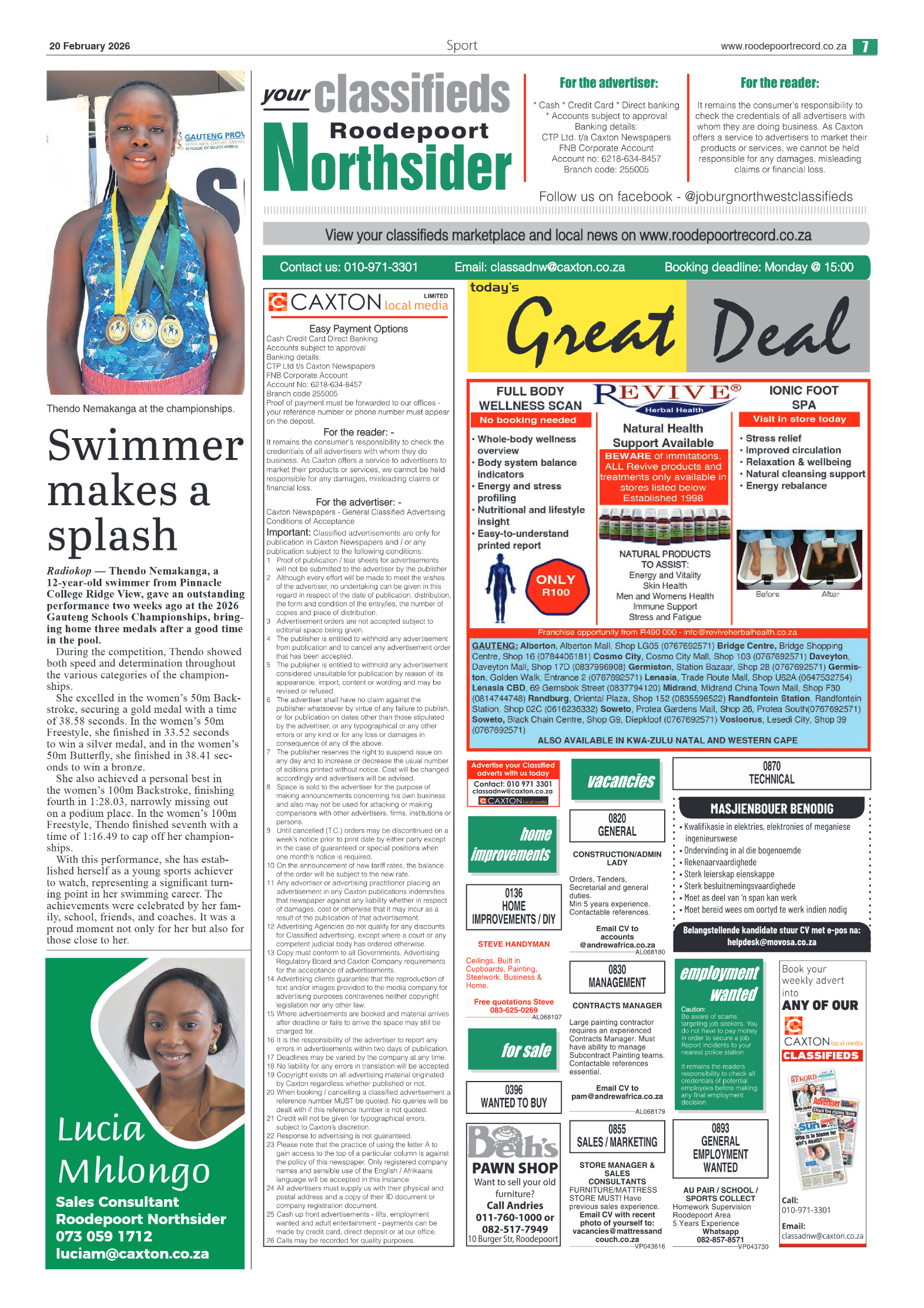Roodepoort Northsider 20 February 2026 page 7