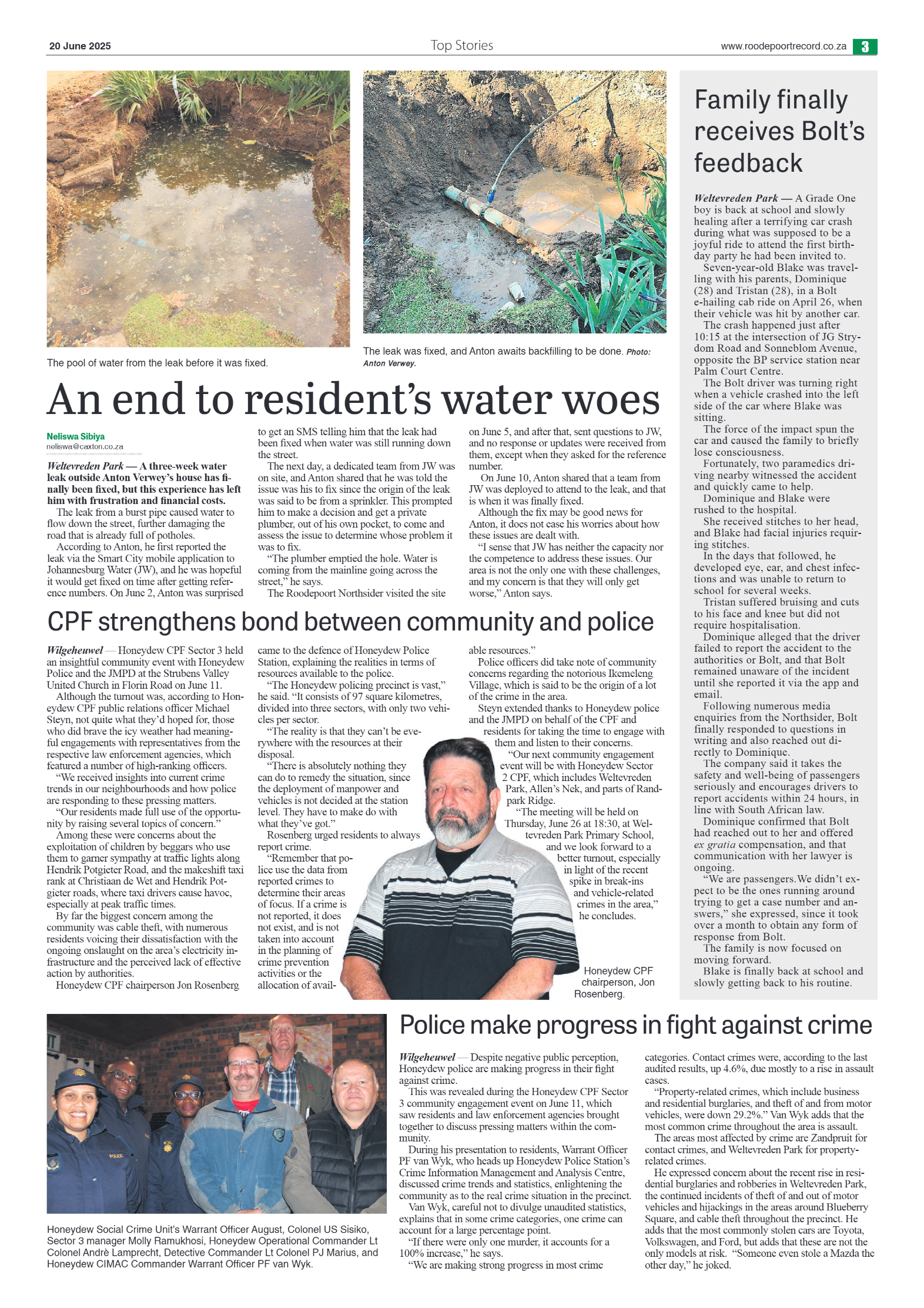 Roodepoort Northsider 20 June 2025 page 3