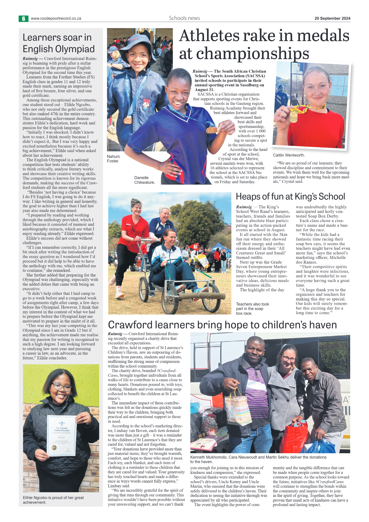 Roodepoort Northsider 20 September 2024 page 6