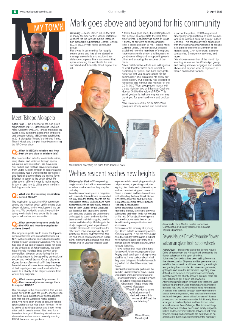Roodepoort Northsider 21 April 2023 page 6