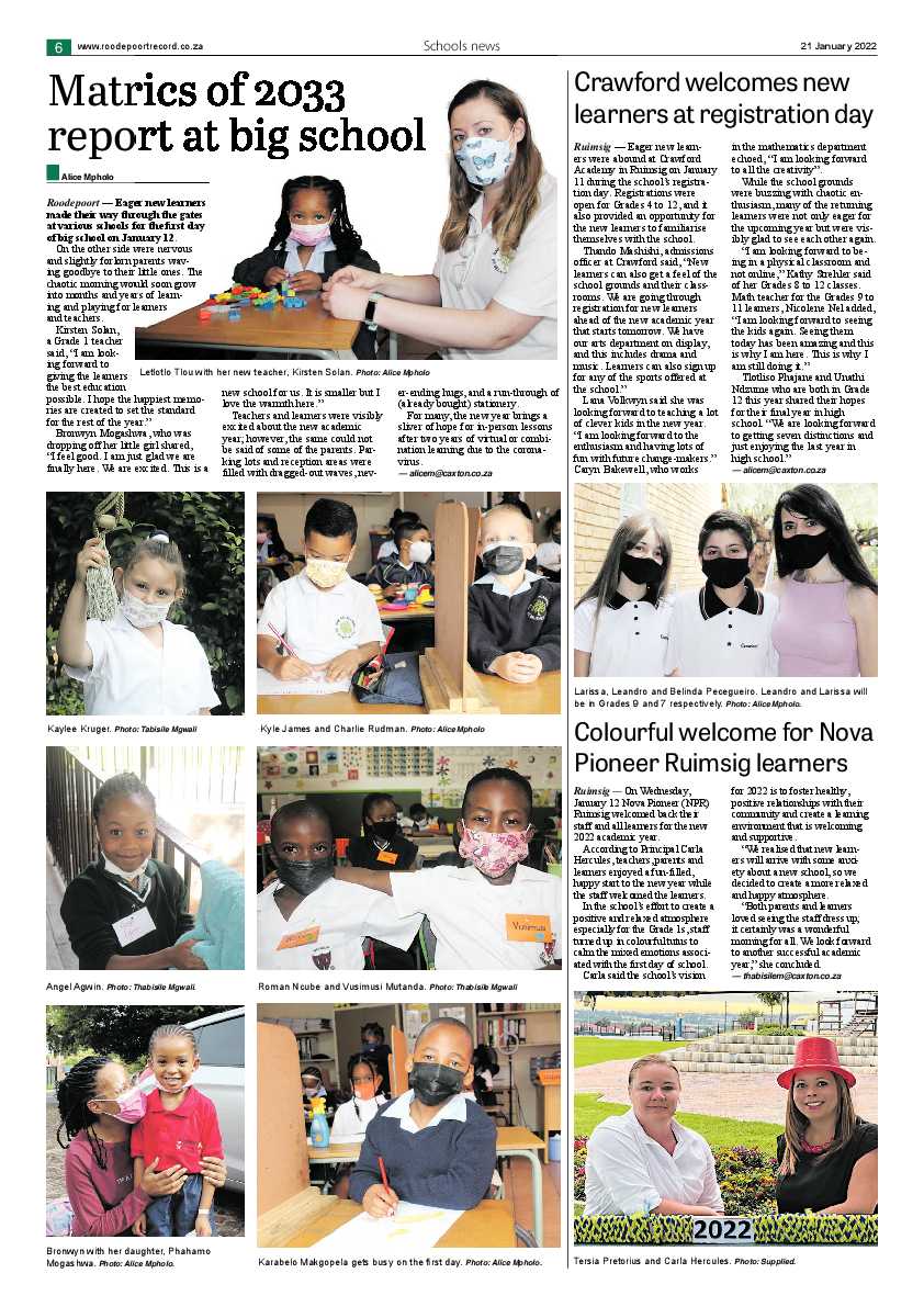 Roodepoort Northsider 21 January 2022 page 6