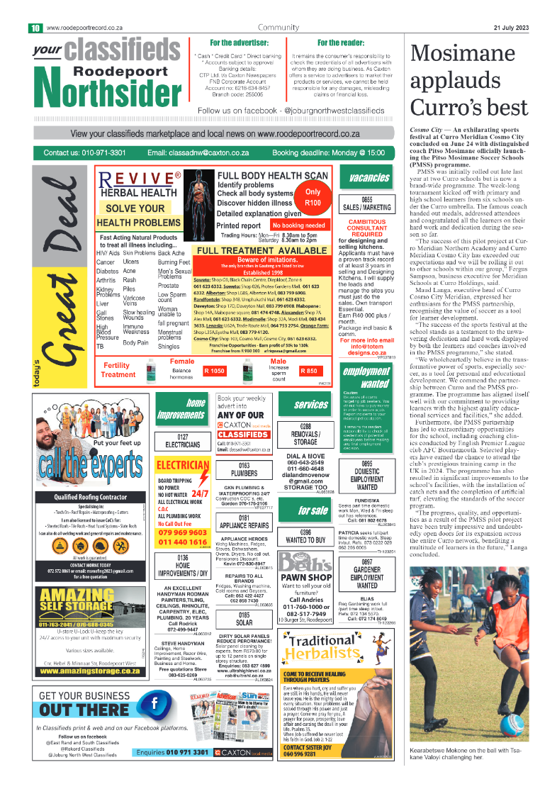 Roodepoort Northsider 21 July 2023 page 10