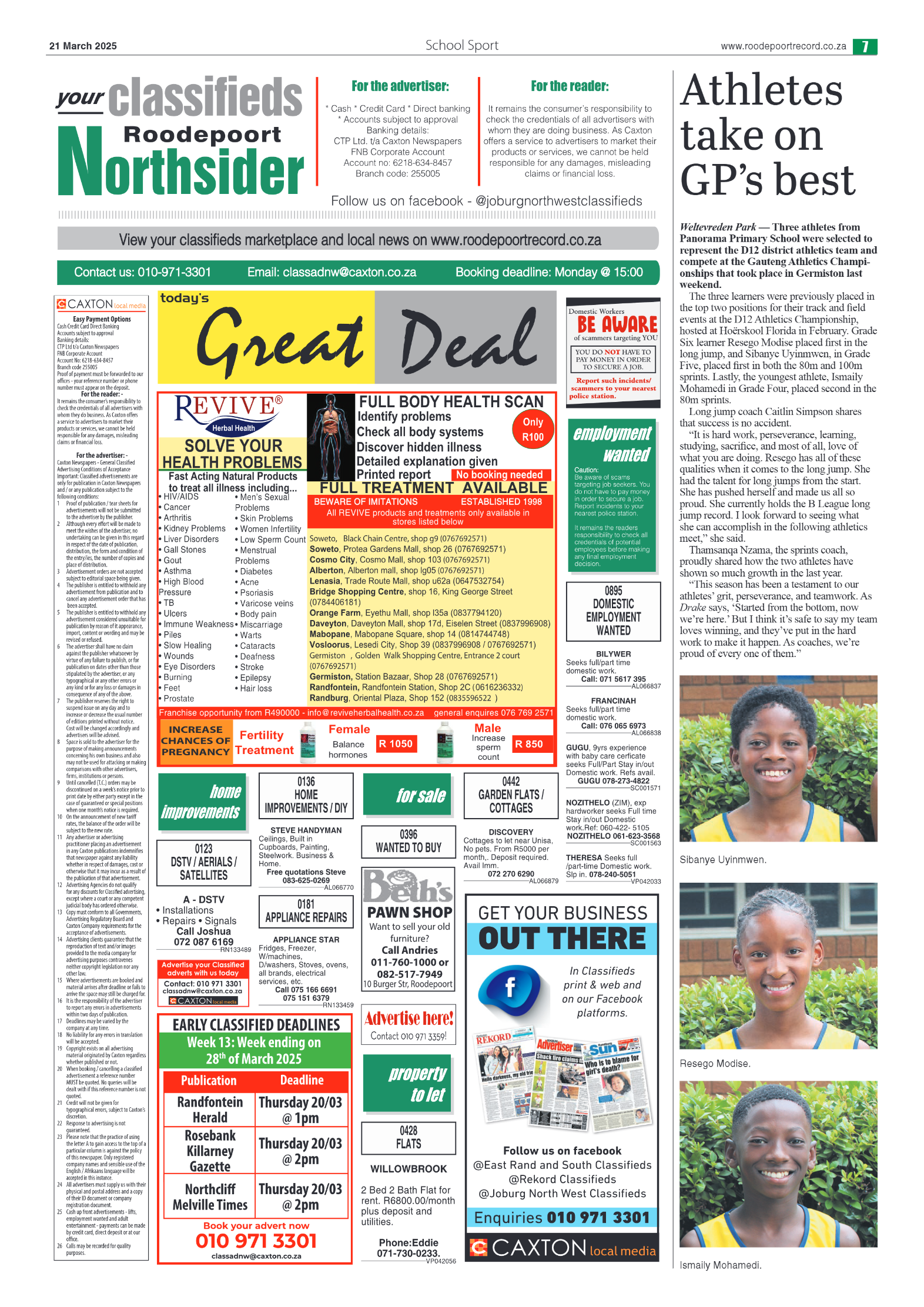 Roodepoort Northsider 21 March 2025 page 7