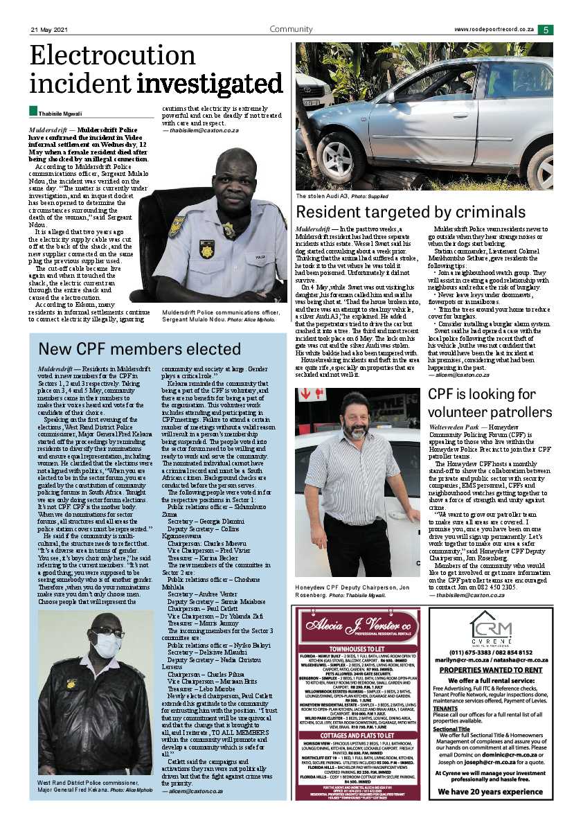 Roodepoort Northsider 21 May 2021 page 5