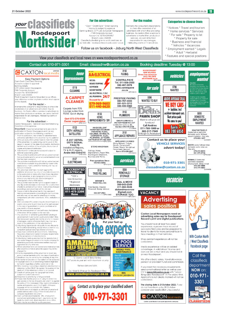Roodepoort Northsider 21 October 2022 page 11