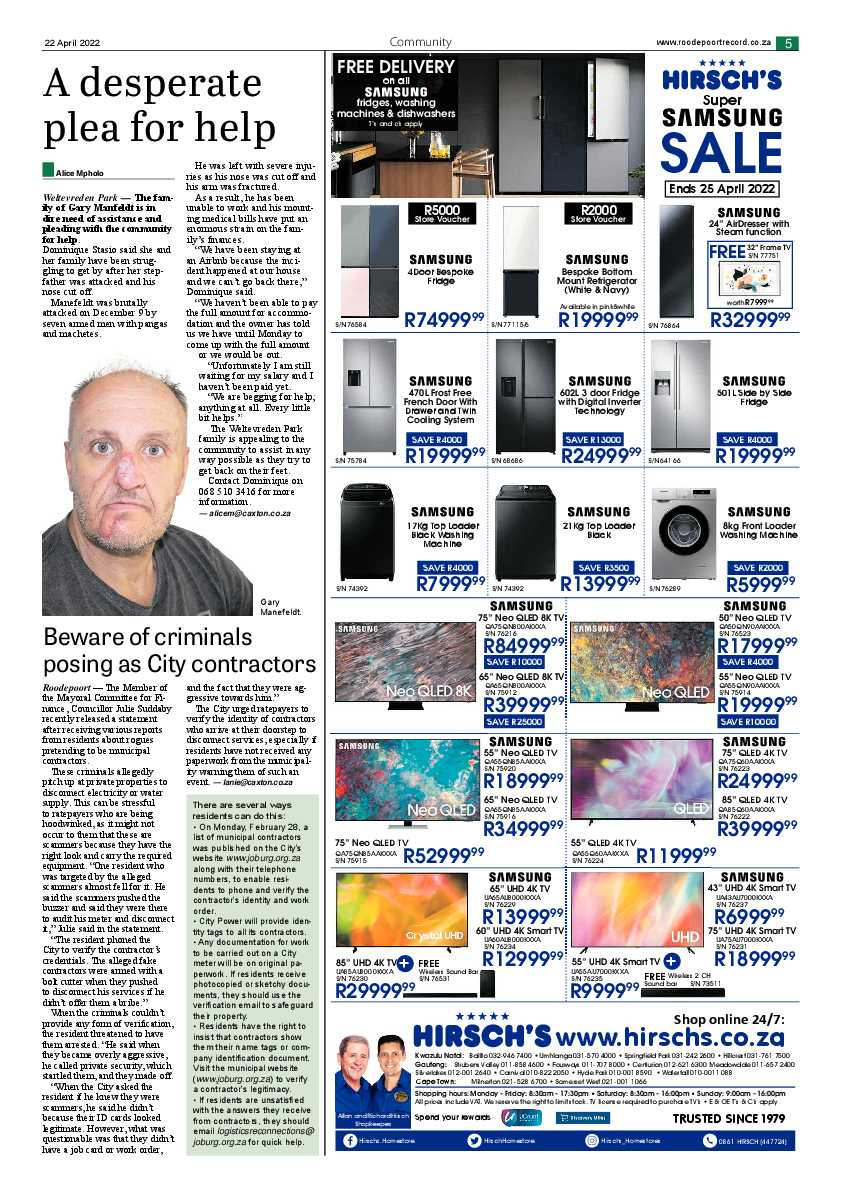 Roodepoort Northsider 22 April 2022 page 5