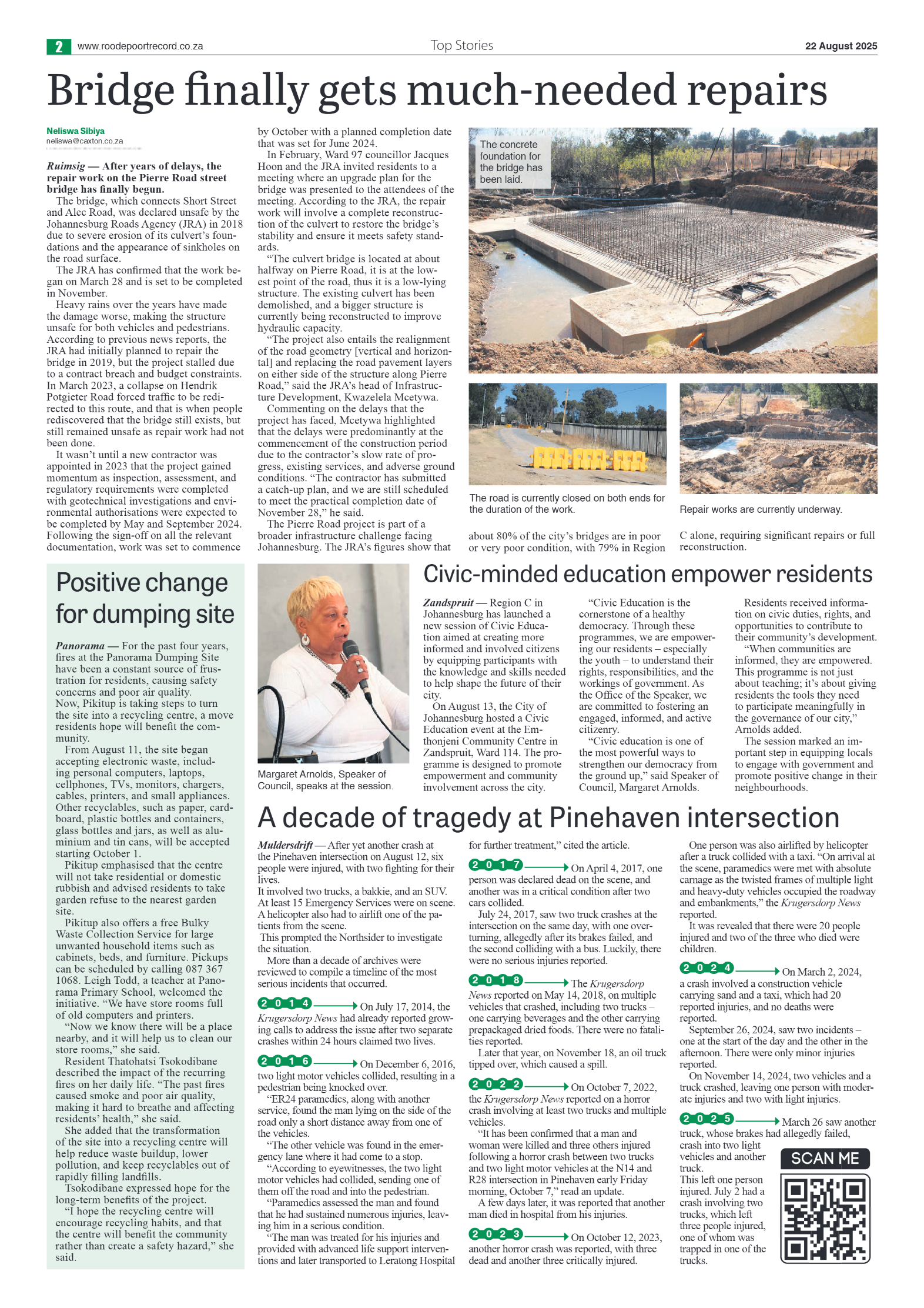 Roodepoort Northsider 22 August 2025 page 2