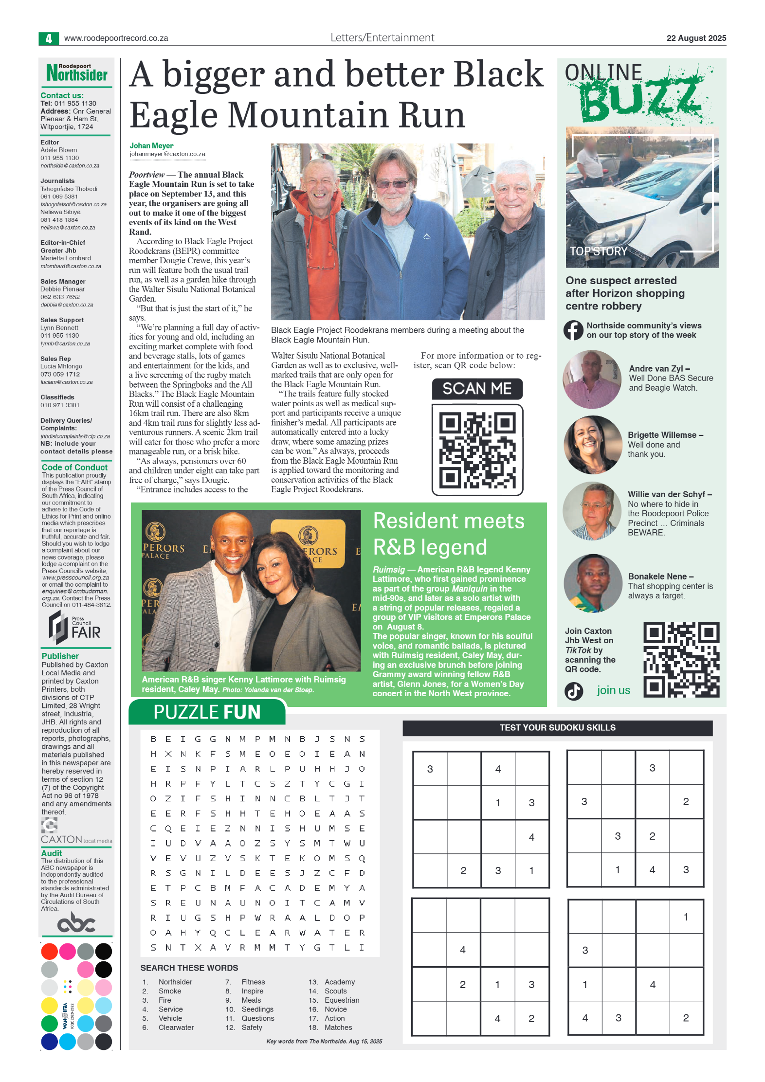 Roodepoort Northsider 22 August 2025 page 4
