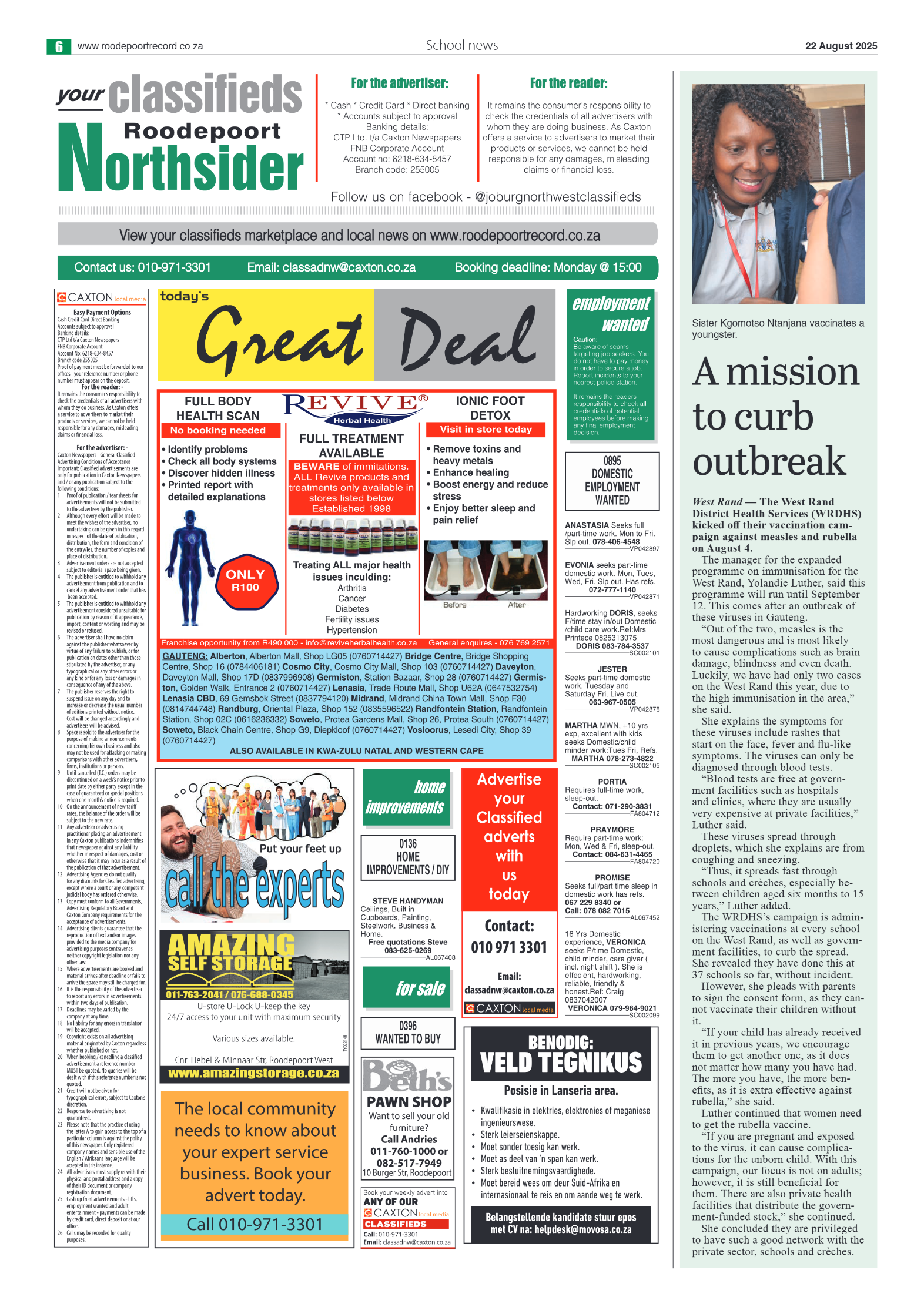Roodepoort Northsider 22 August 2025 page 6