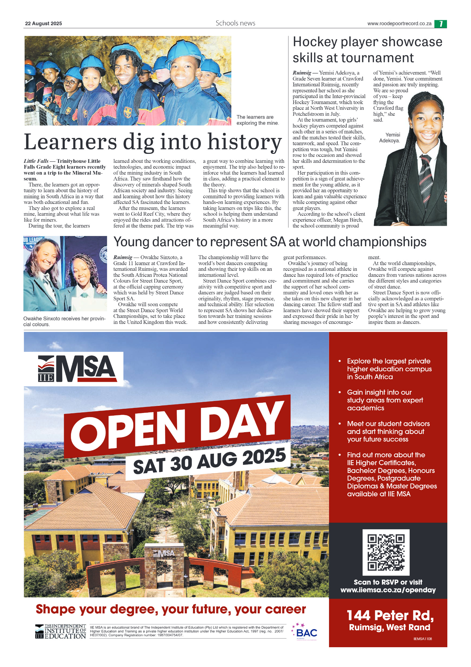 Roodepoort Northsider 22 August 2025 page 7