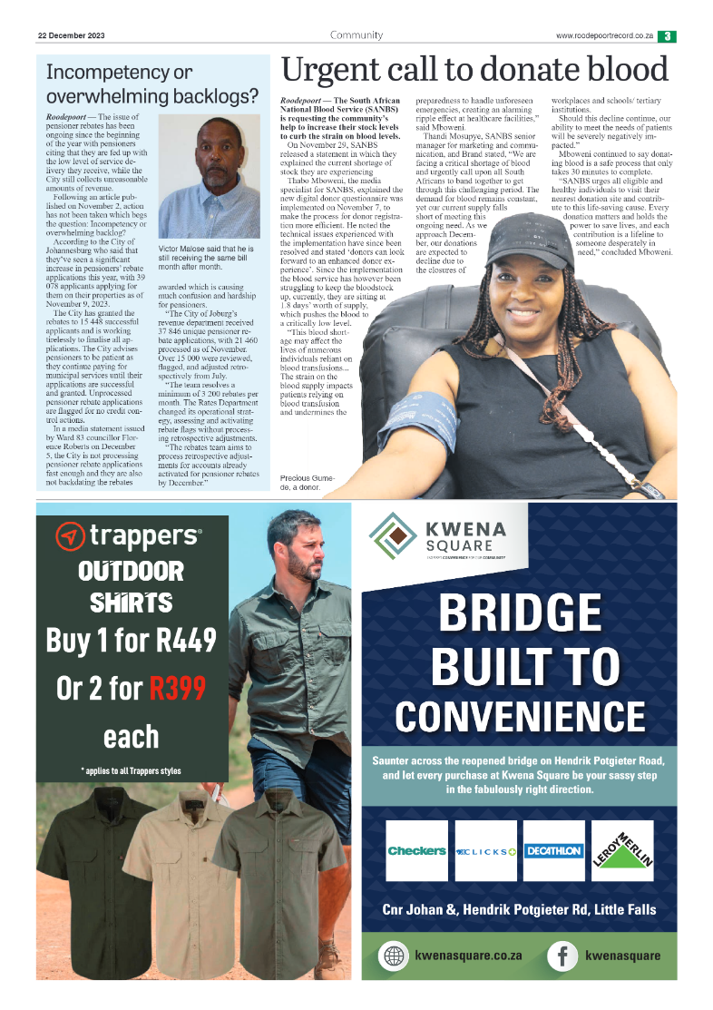 Roodepoort Northsider 22 December 2023 page 3