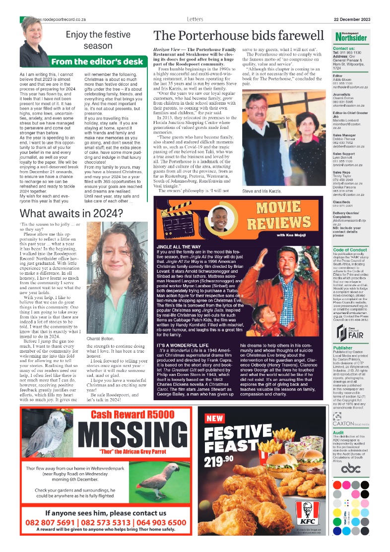 Roodepoort Northsider 22 December 2023 page 4