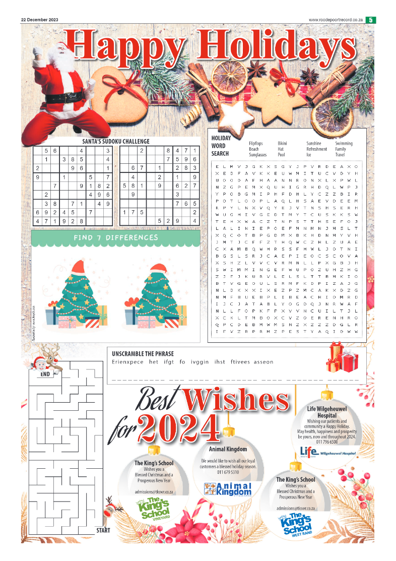 Roodepoort Northsider 22 December 2023 page 5