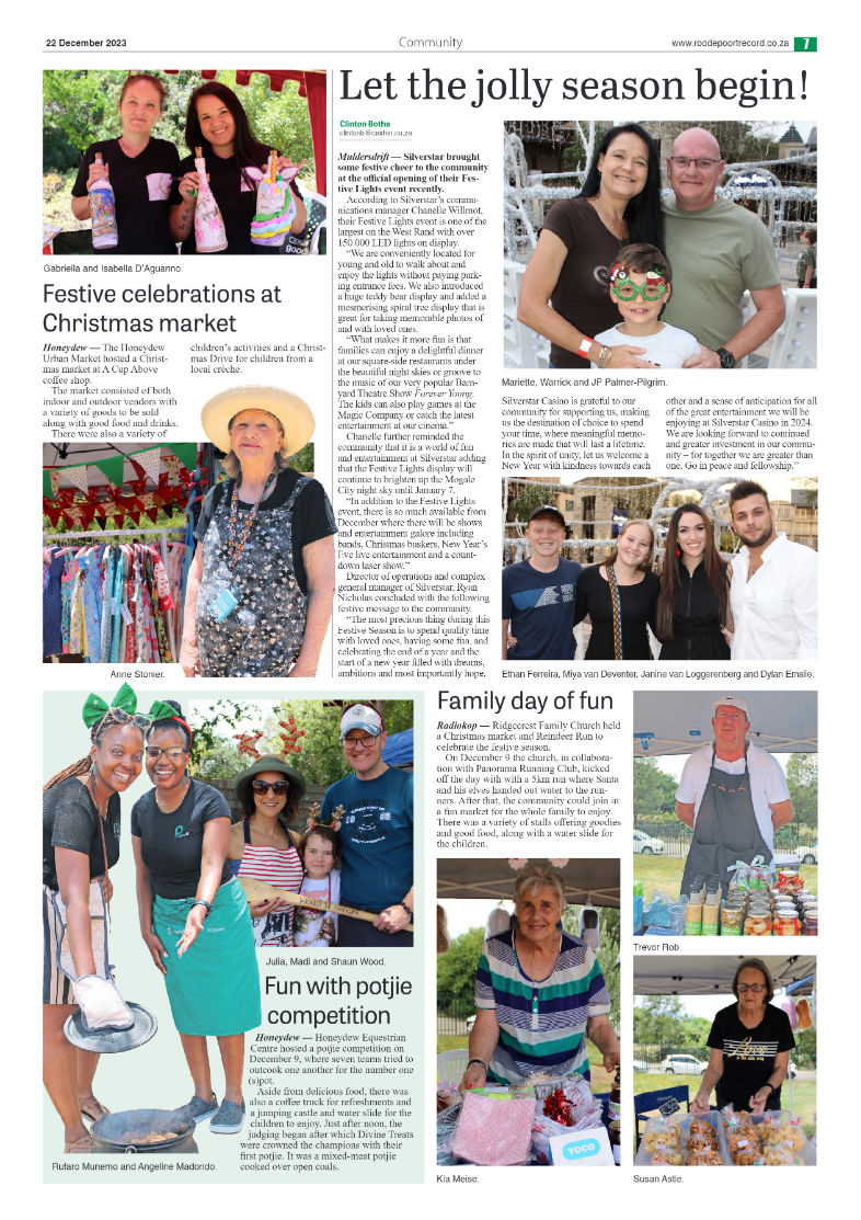 Roodepoort Northsider 22 December 2023 page 7