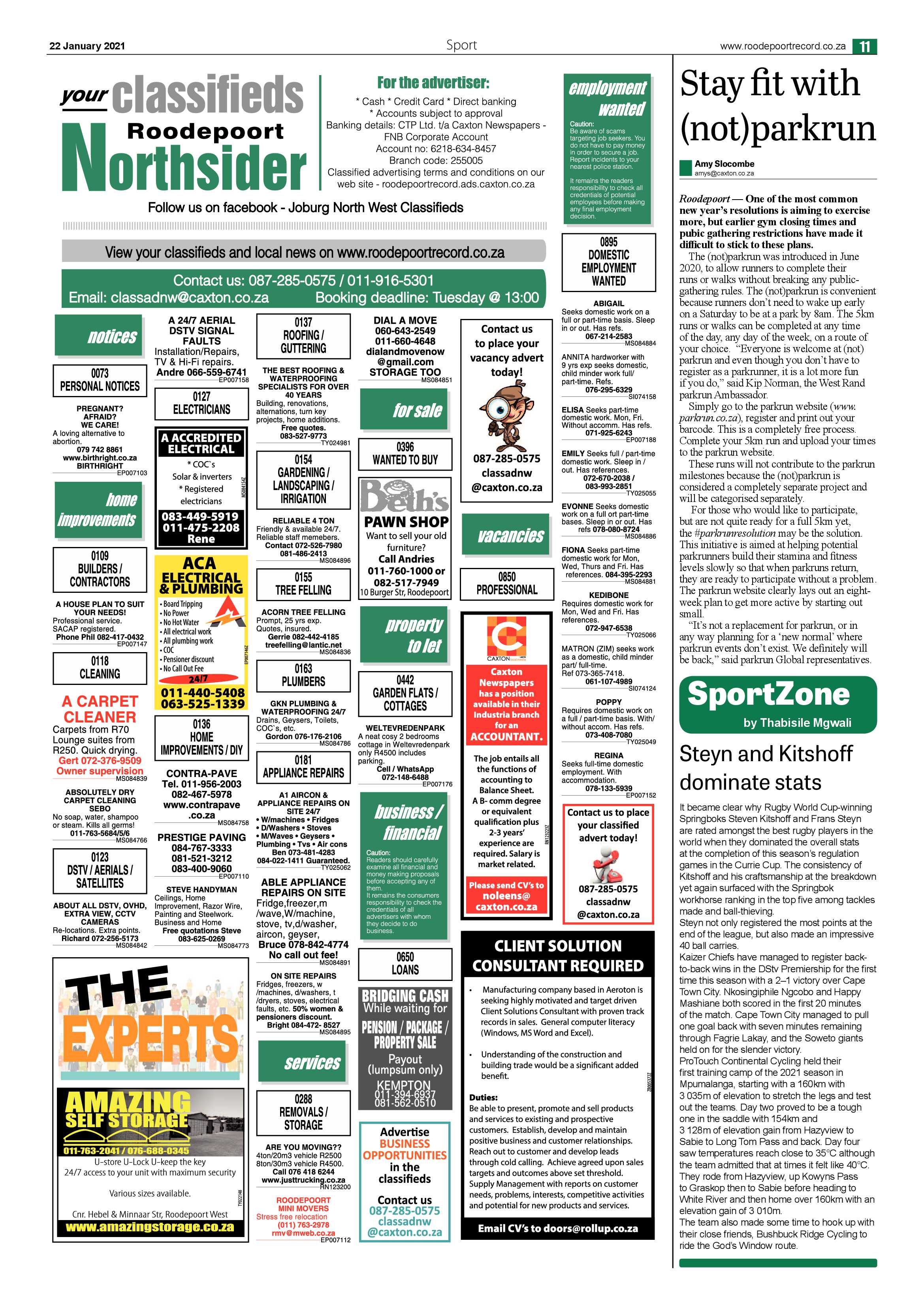 Roodepoort Northsider 22 Janaury 2021 page 11