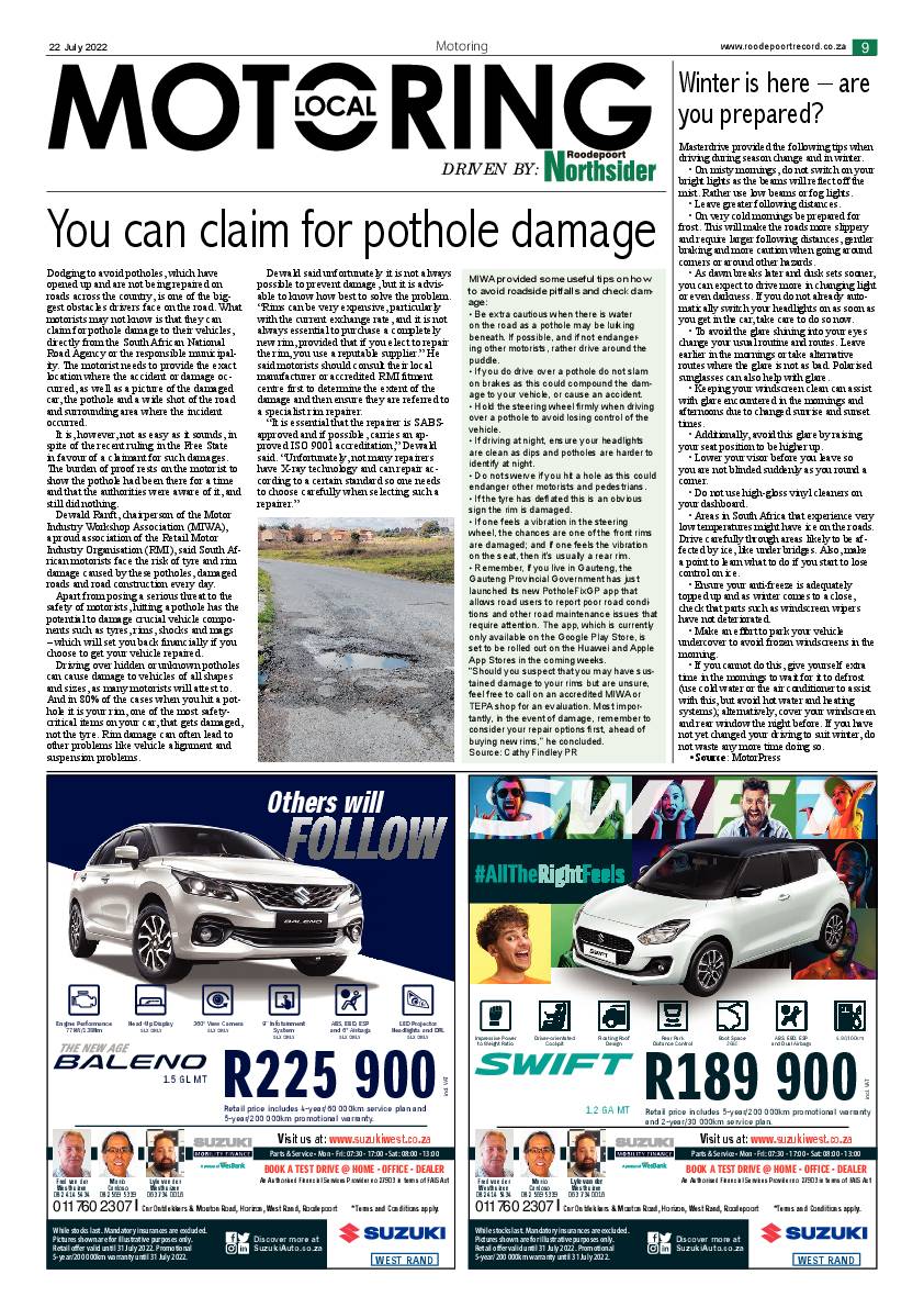 Roodepoort Northsider 22 July 2022 page 9