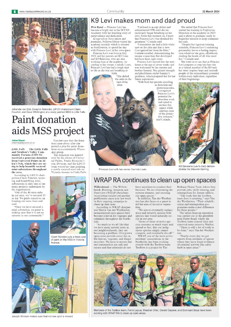 Roodepoort Northsider 22 March 2024 page 6