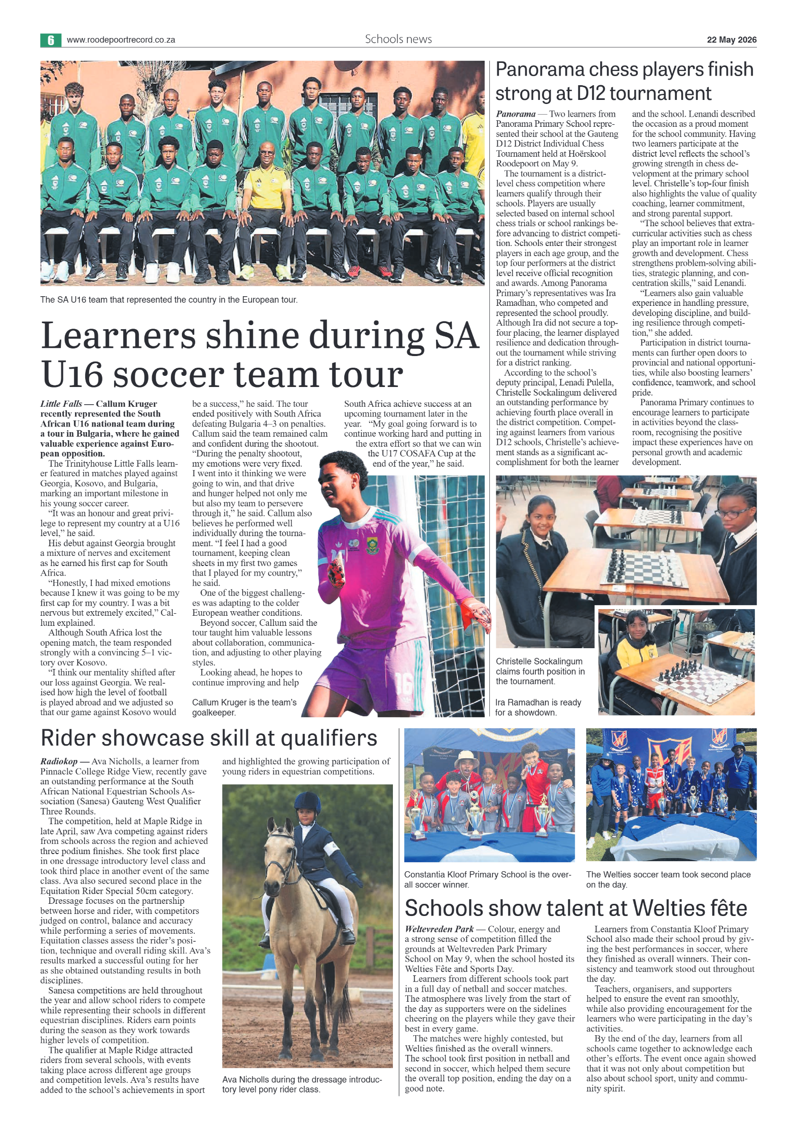 Roodepoort Northsider 22 May 2026 page 6