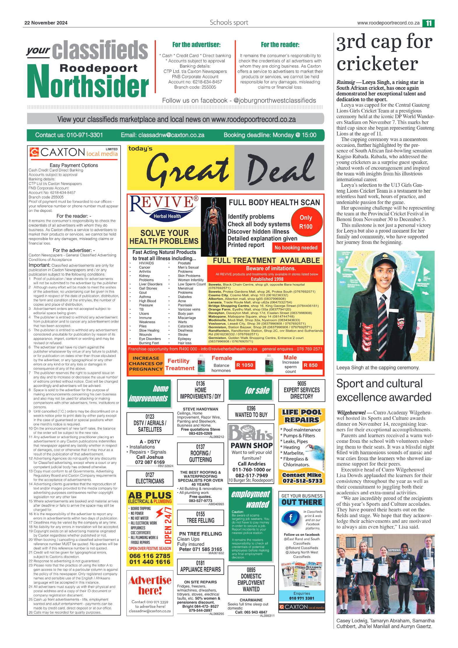 Roodepoort Northsider 22 November 2024 page 11