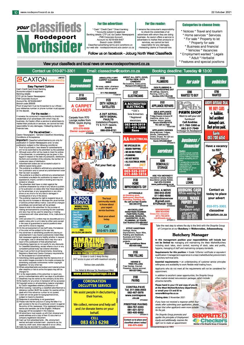 Roodepoort Northsider 22 October 2021 page 10