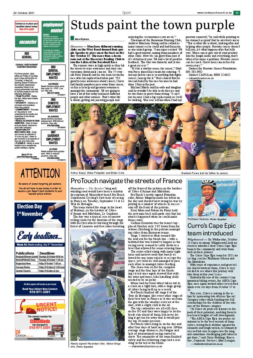 Roodepoort Northsider 22 October 2021 page 11