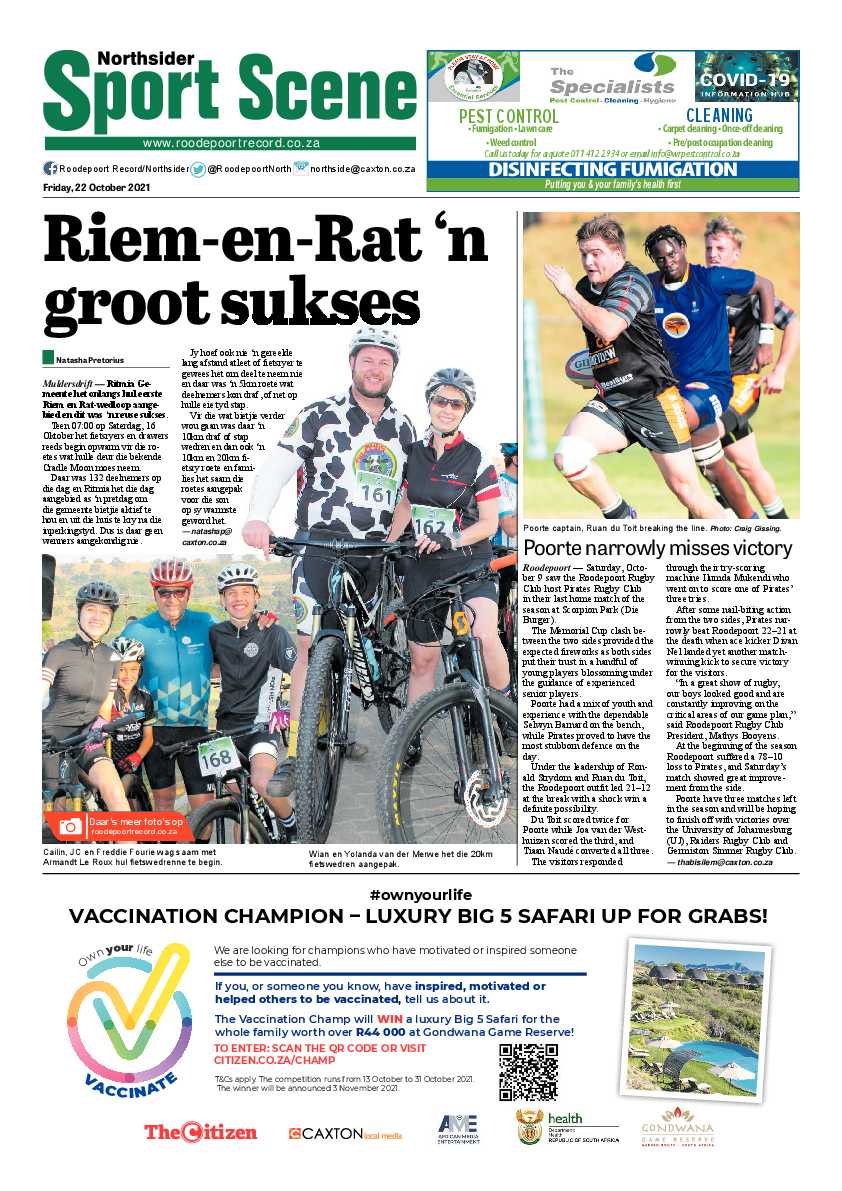 Roodepoort Northsider 22 October 2021 page 12