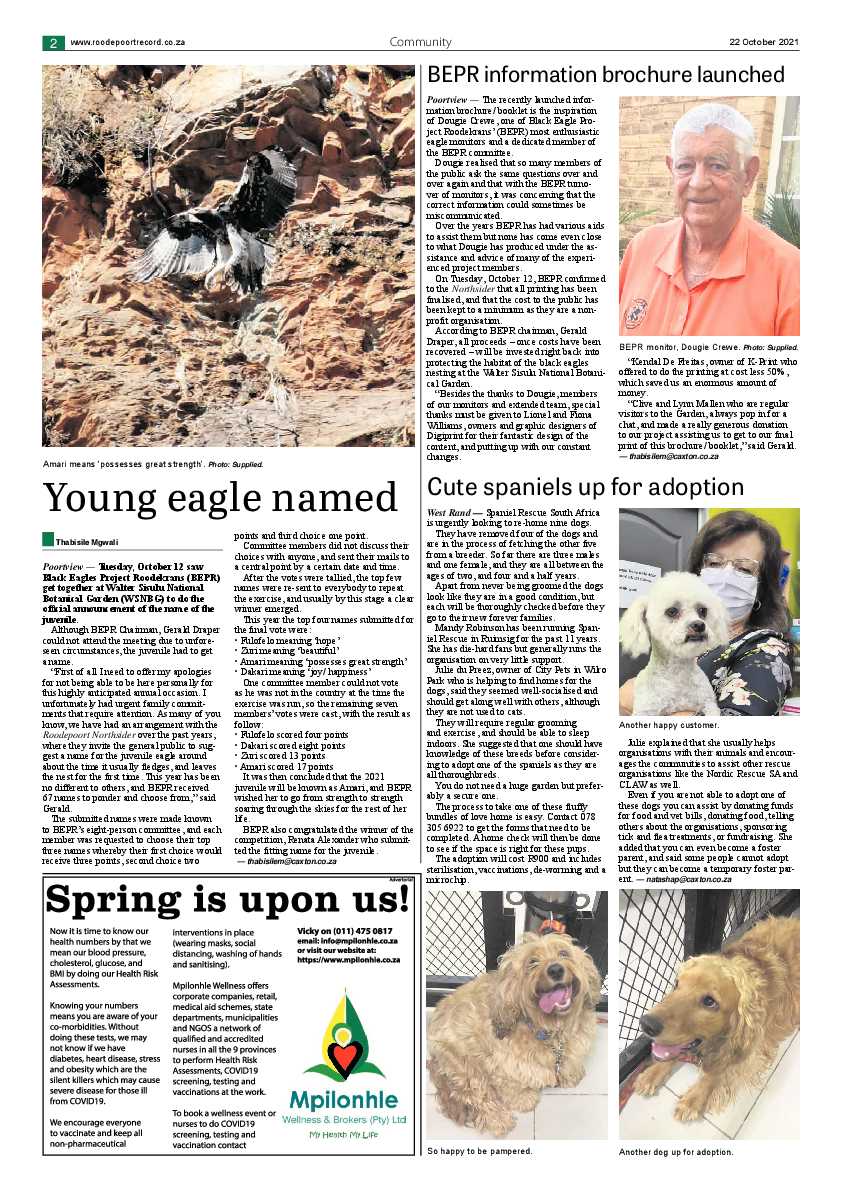 Roodepoort Northsider 22 October 2021 page 2