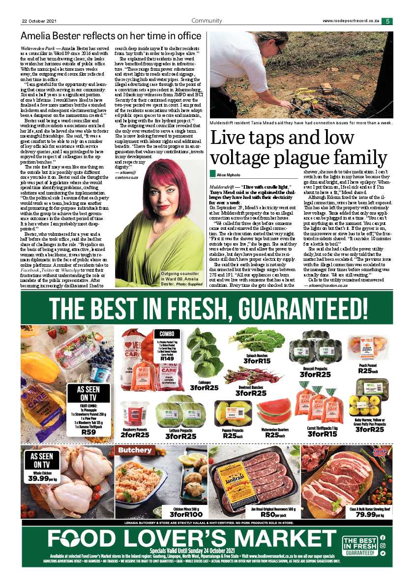 Roodepoort Northsider 22 October 2021 page 5