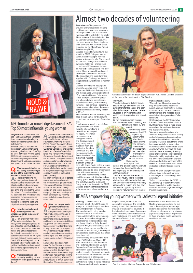 Roodepoort Northsider 22 September 2023 page 9