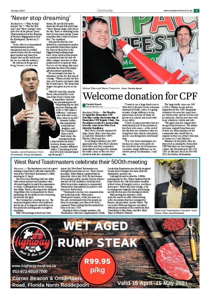 Roodepoort Northsider 23 April 2021 page 3
