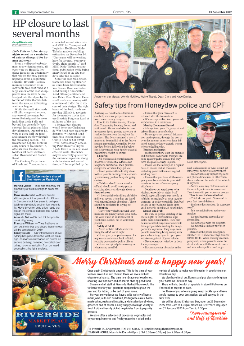 Roodepoort Northsider 23 December 2022 page 2