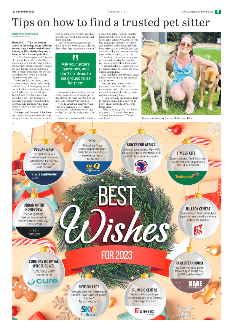 Roodepoort Northsider 23 December 2022 page 5
