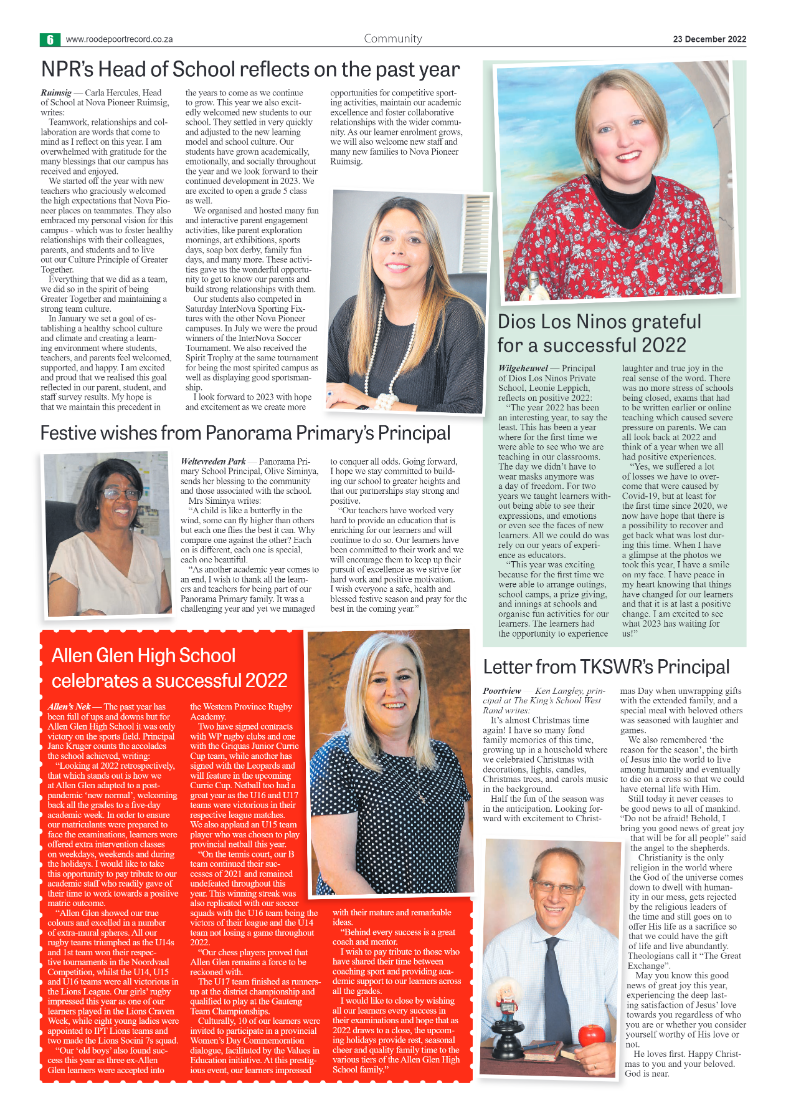 Roodepoort Northsider 23 December 2022 page 6