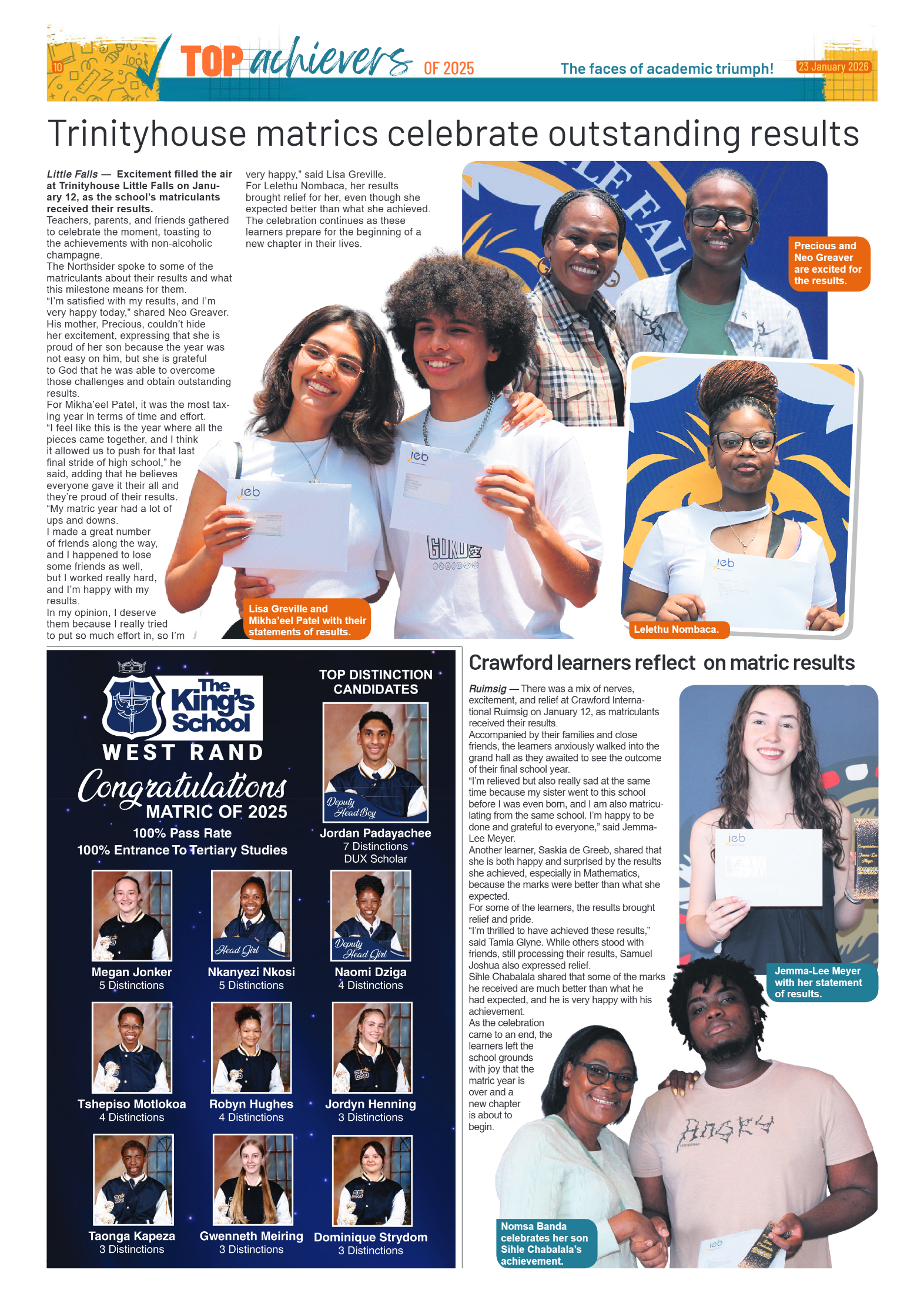 Roodepoort Northsider 23 January 2026 page 10