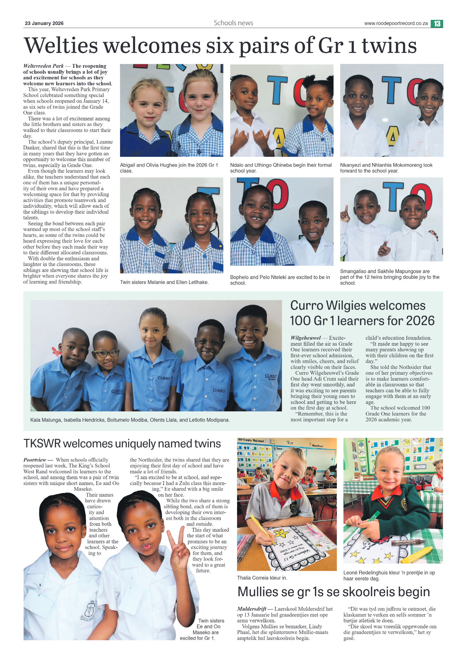 Roodepoort Northsider 23 January 2026 page 13