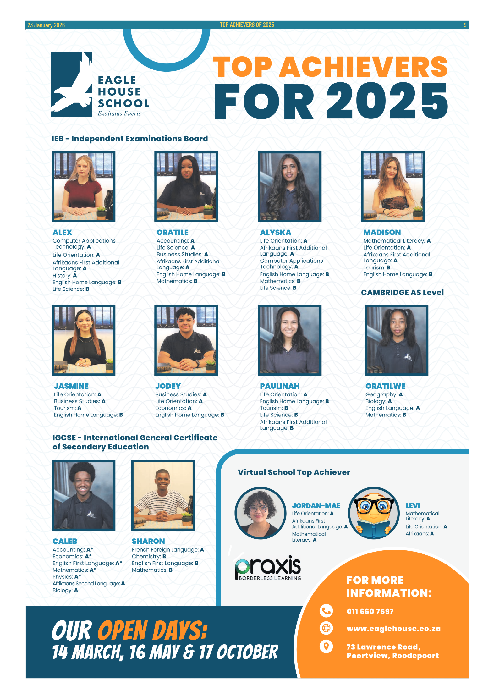 Roodepoort Northsider 23 January 2026 page 9