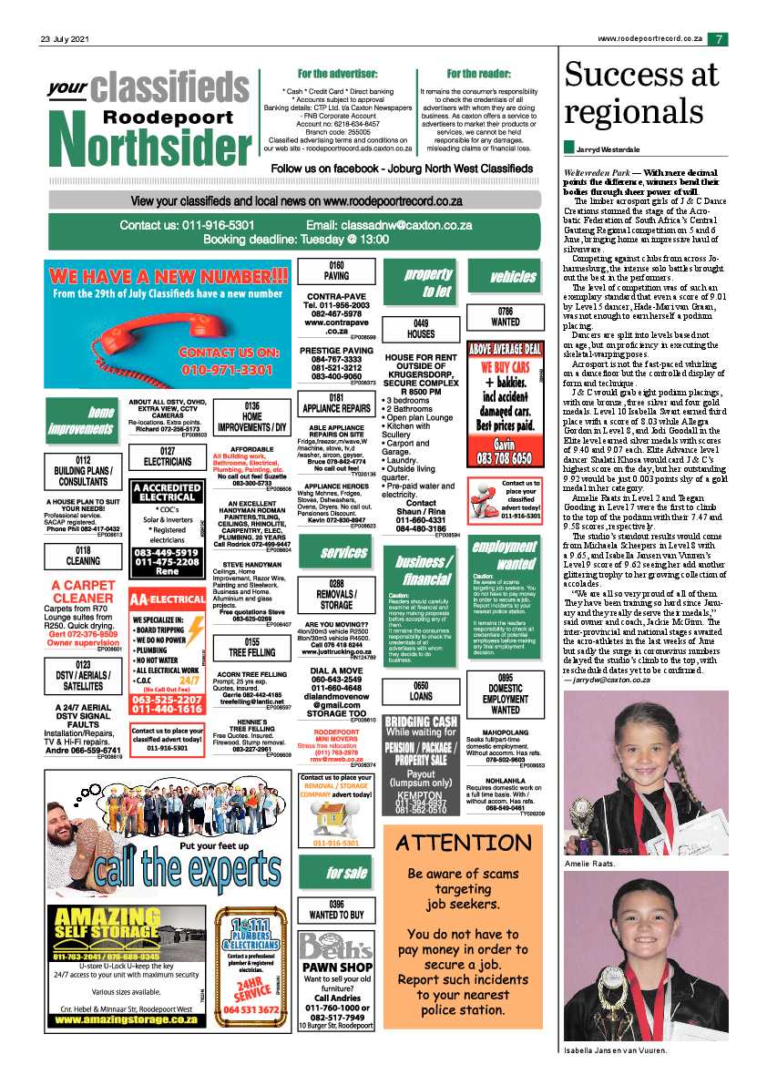 Roodepoort Northsider 23 July 2021 page 7